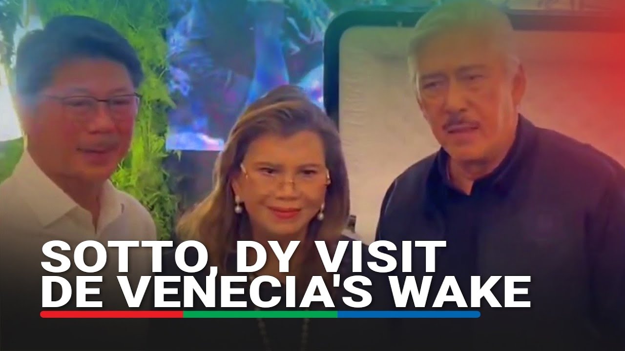 Several gov't personalities visit on 2nd day of De Venecia's wake