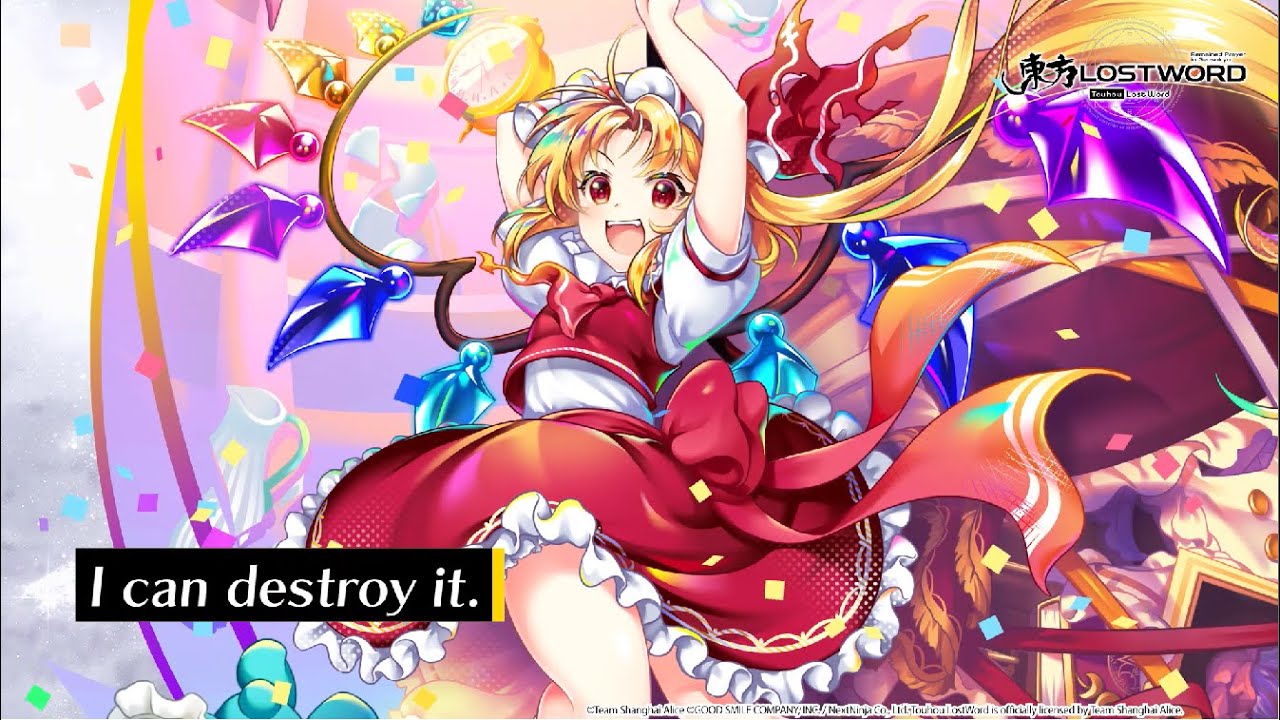 Touhou LostWord - Flandre Scarlet『I'm Alright!』