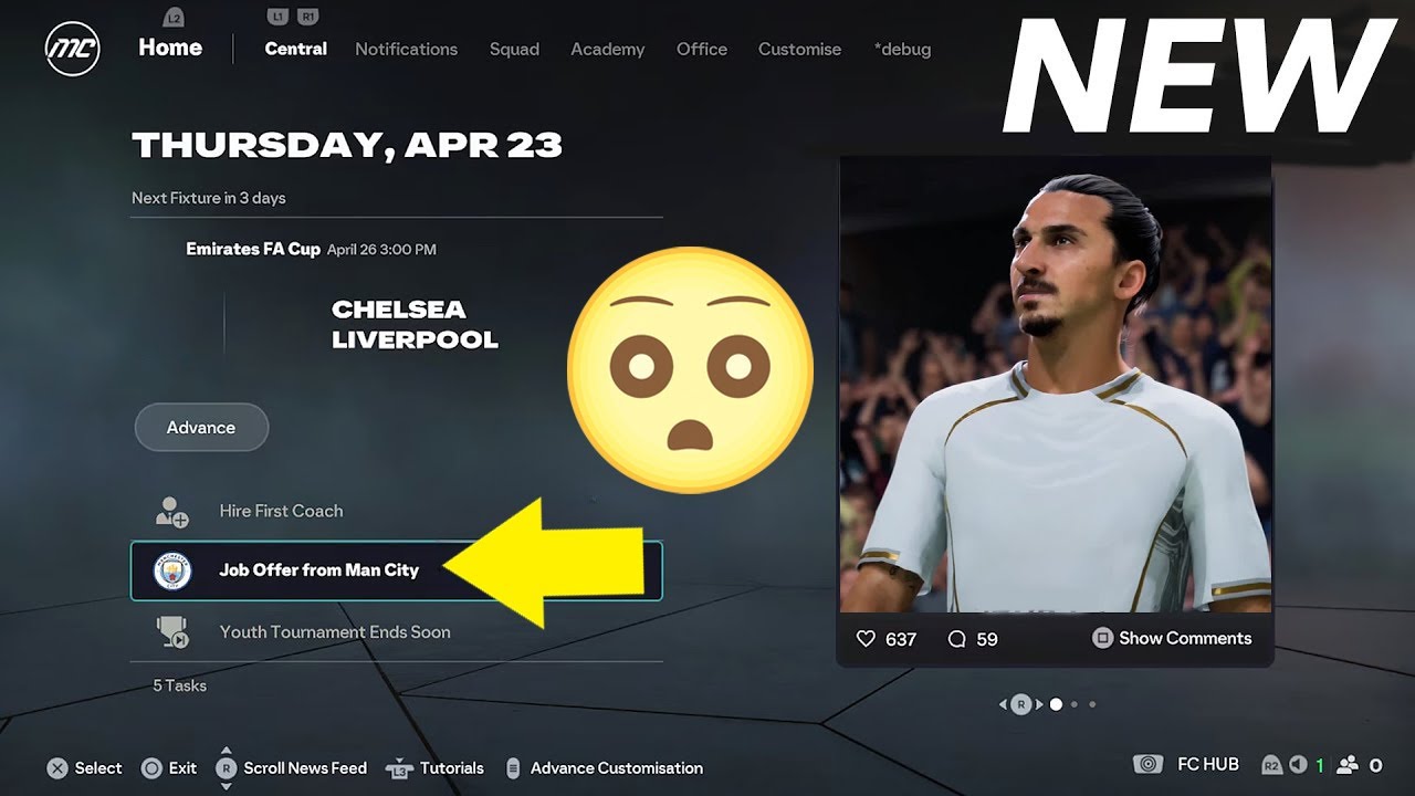 Эти новые возможности режима карьеры FC 26 действительно огромны 😲