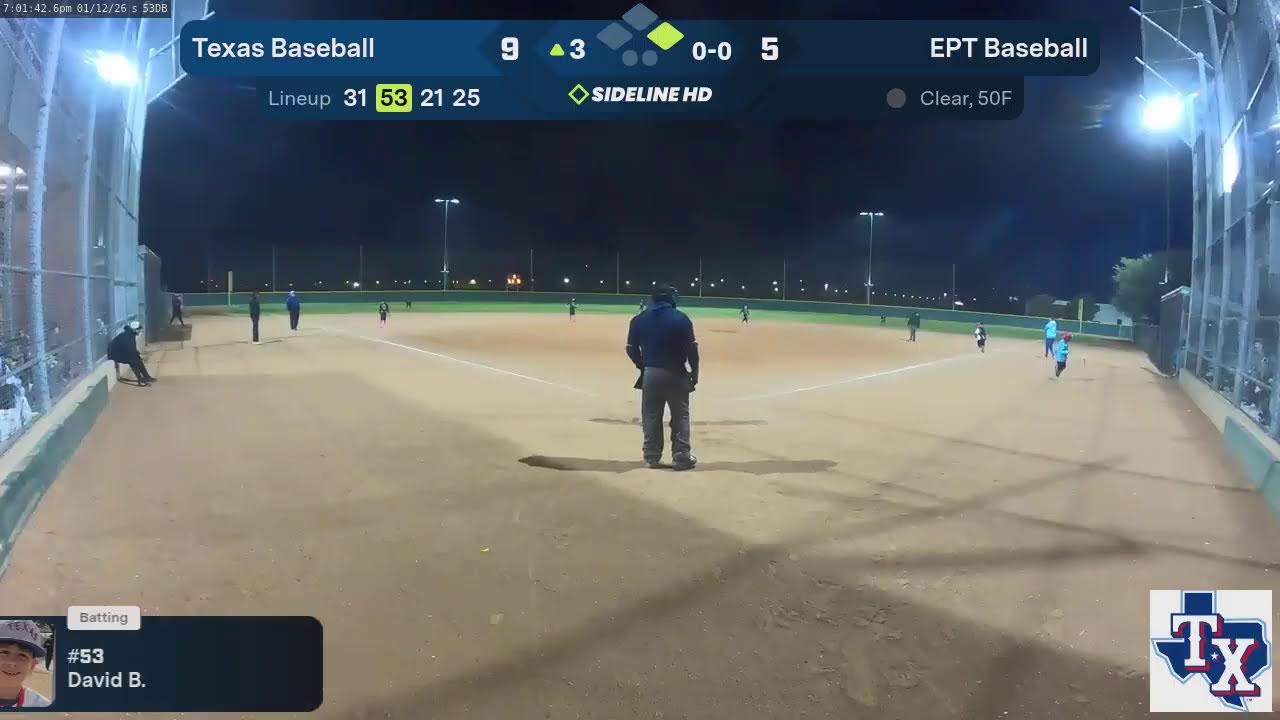 Texas Baseball @ EPT Baseball (2026.01.12)