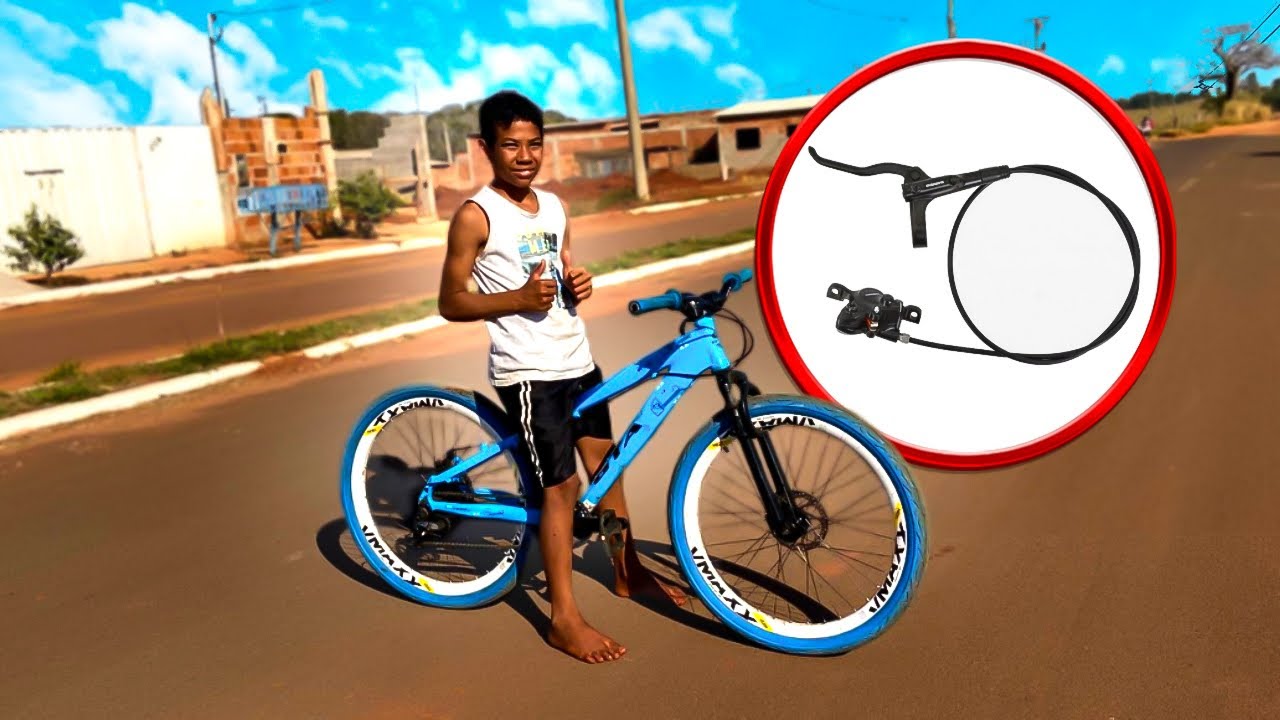DESAFIO COM O MENO VALENDO UM FREIO MT 200