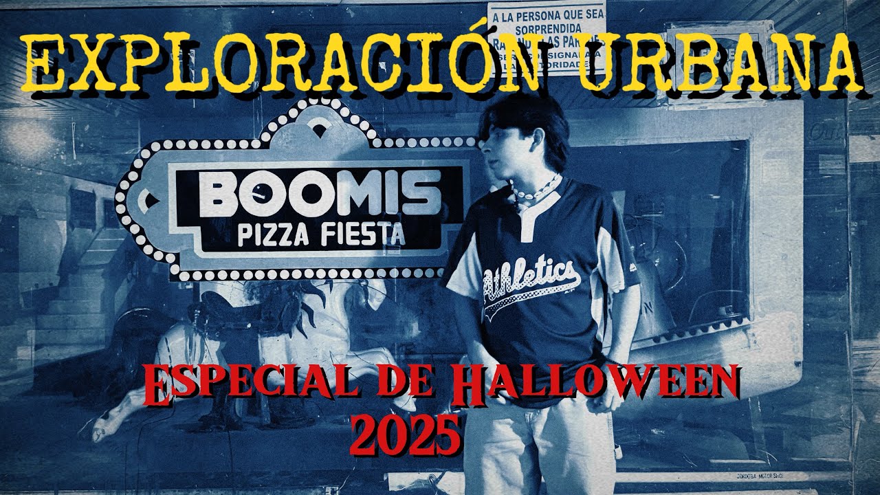 EXPLORANDO UN ARCADE ABANDONADO | BOOMIS PIZZA FIESTA 