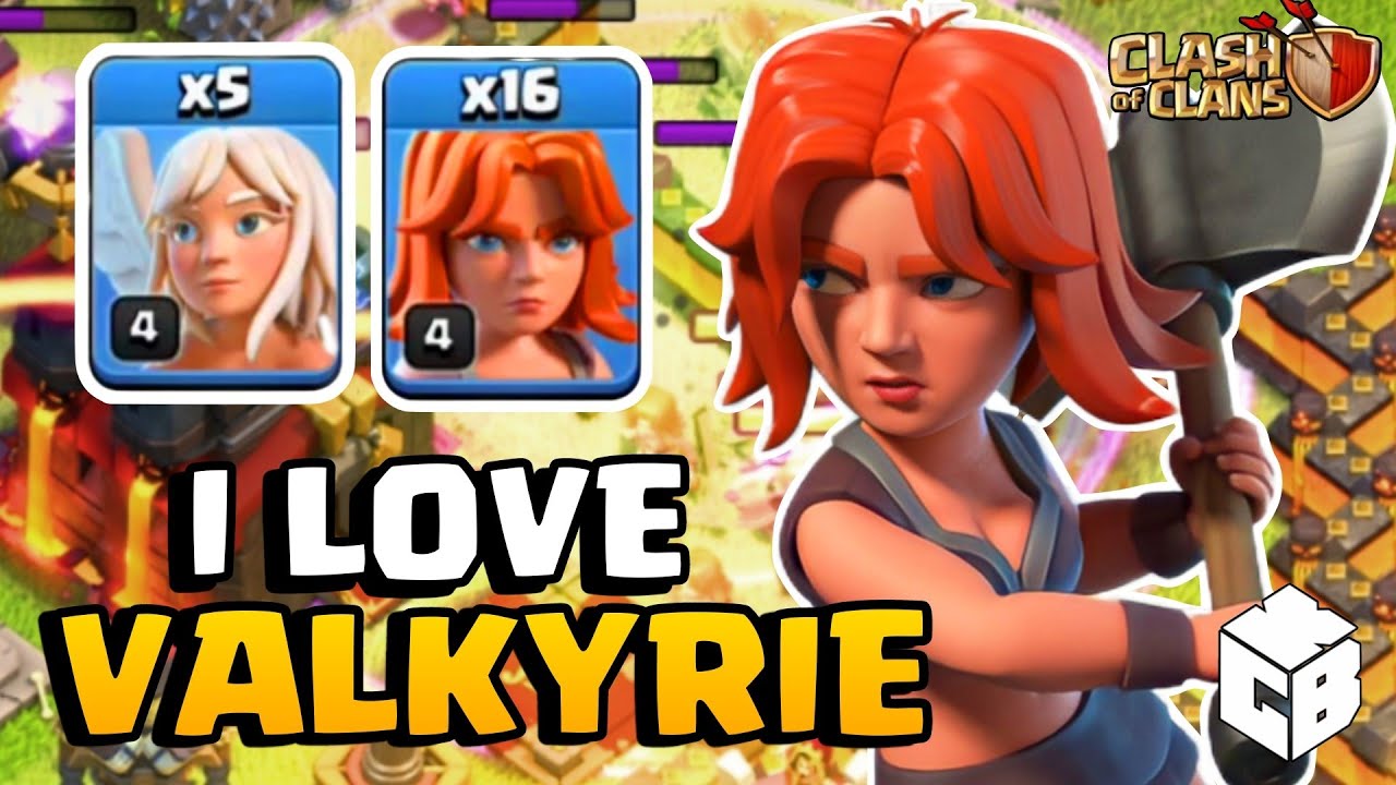I Love Valkyrie!! | Keganasa Queen Walk Valkyrie TH 10 | Clash Of Clans