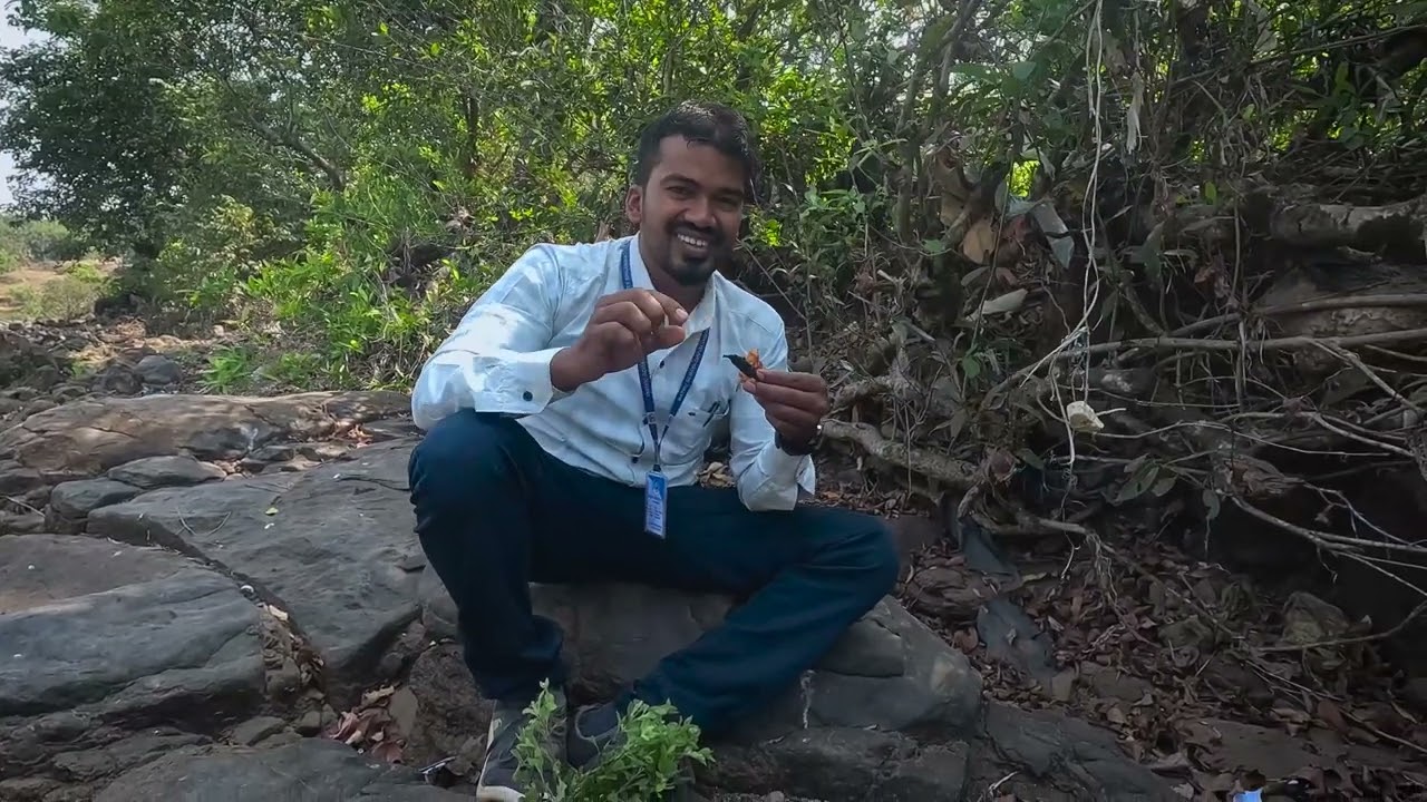 ।।नदीतील मासे भाजून खाल्ले।।