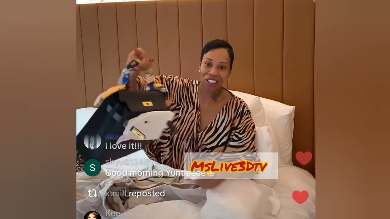 Yuntie Tia Kemp Goes Live On Tiktok Shows Off Her New 