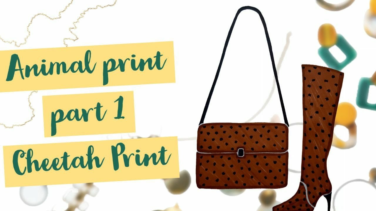 Animal Print - Part I, Cheetah 🐆 Print, #animals ,#fabricpainting ,#printdesign ,#print