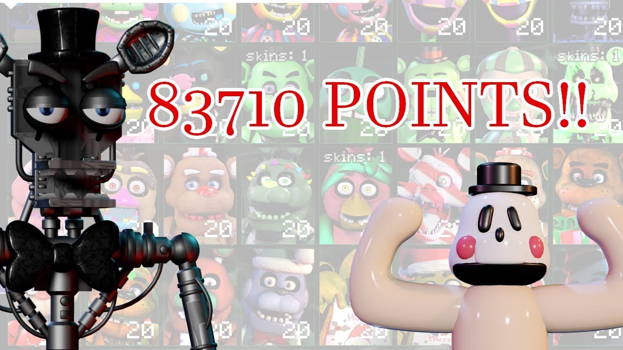 Ultra Custom Night 83710 POINTS!! | PERSONAL HIGHSCORE