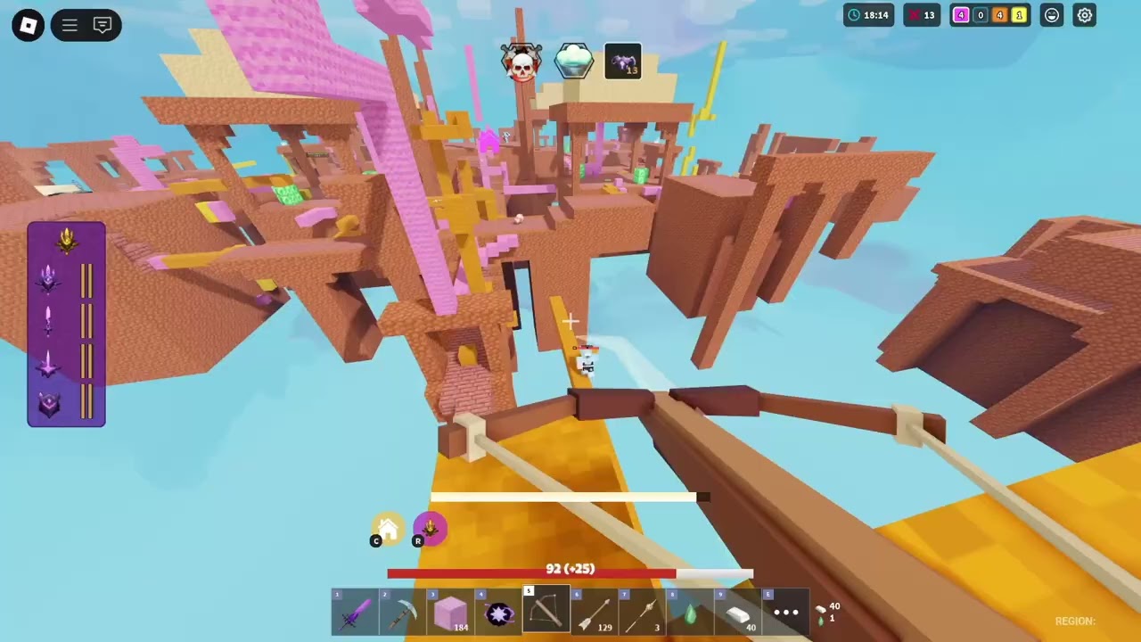 The NEW Winterforged Void Knight Kit Skin Looks AMAZING!! (Roblox Bedwars)
