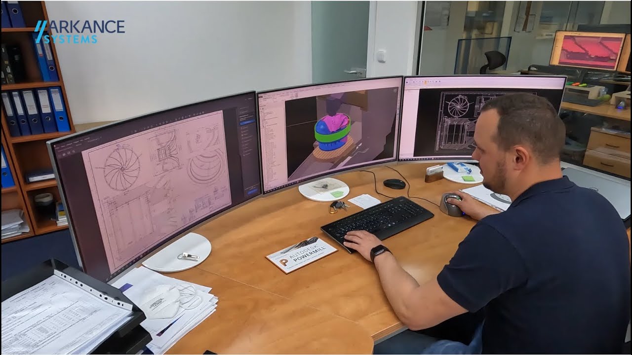 CNC TVAR - CAM nástroje Autodesk pomáhají vyrábět turbíny