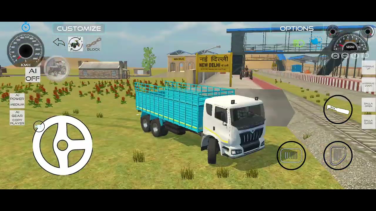 Drive JCB and Unloading Stone From Dumper in Game🔥 #jcb #tractor #dumper #truck#gamingvideos