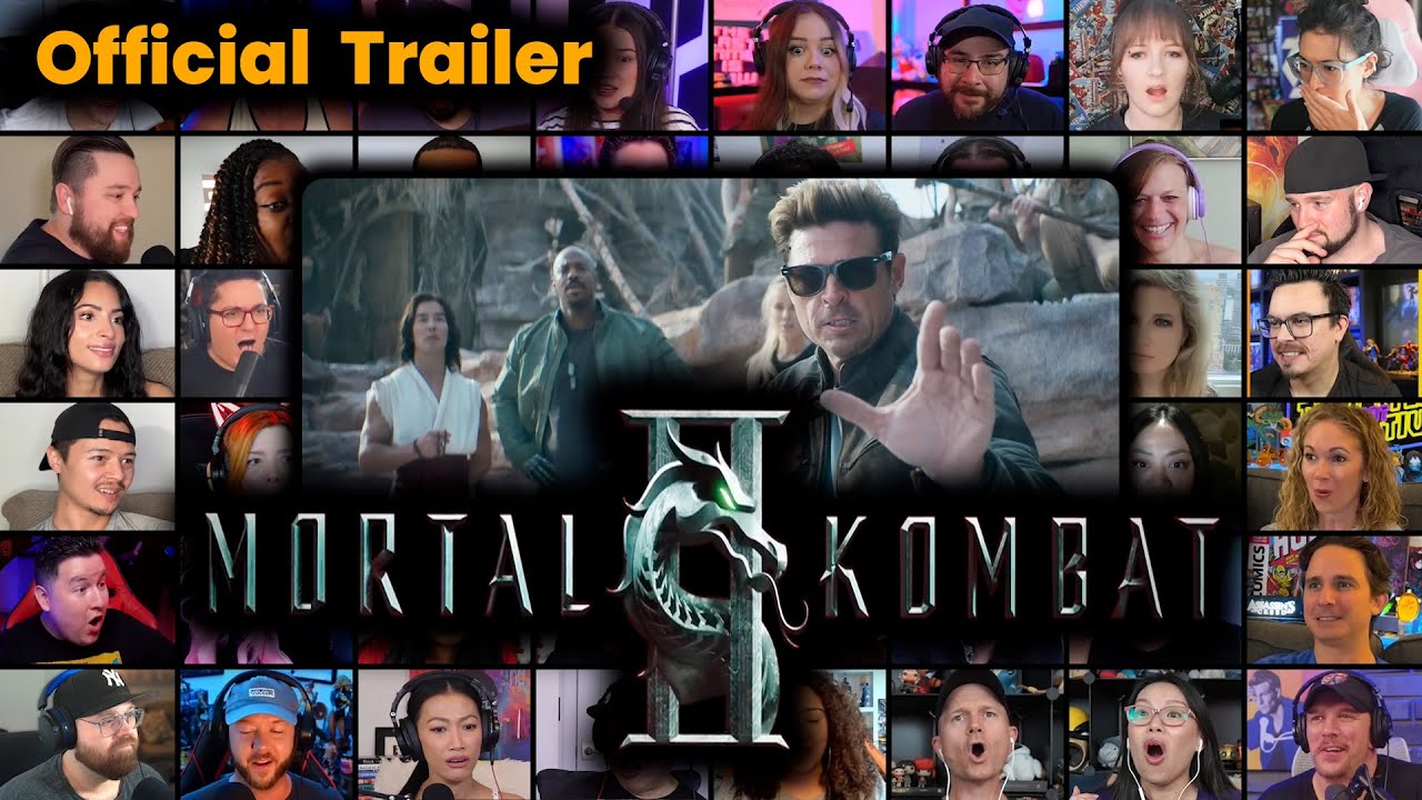 Mortal Kombat II - Official Red Band Trailer | REACTION MASHUP | MK2 - Johnny Cage - Scorpion