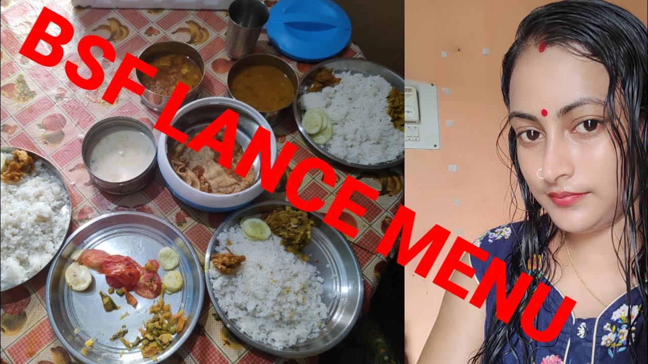 ❤️BSF Lance menu salard pokora mixsabji vegdal mator panir or khire#vlog video.🤠😛👍