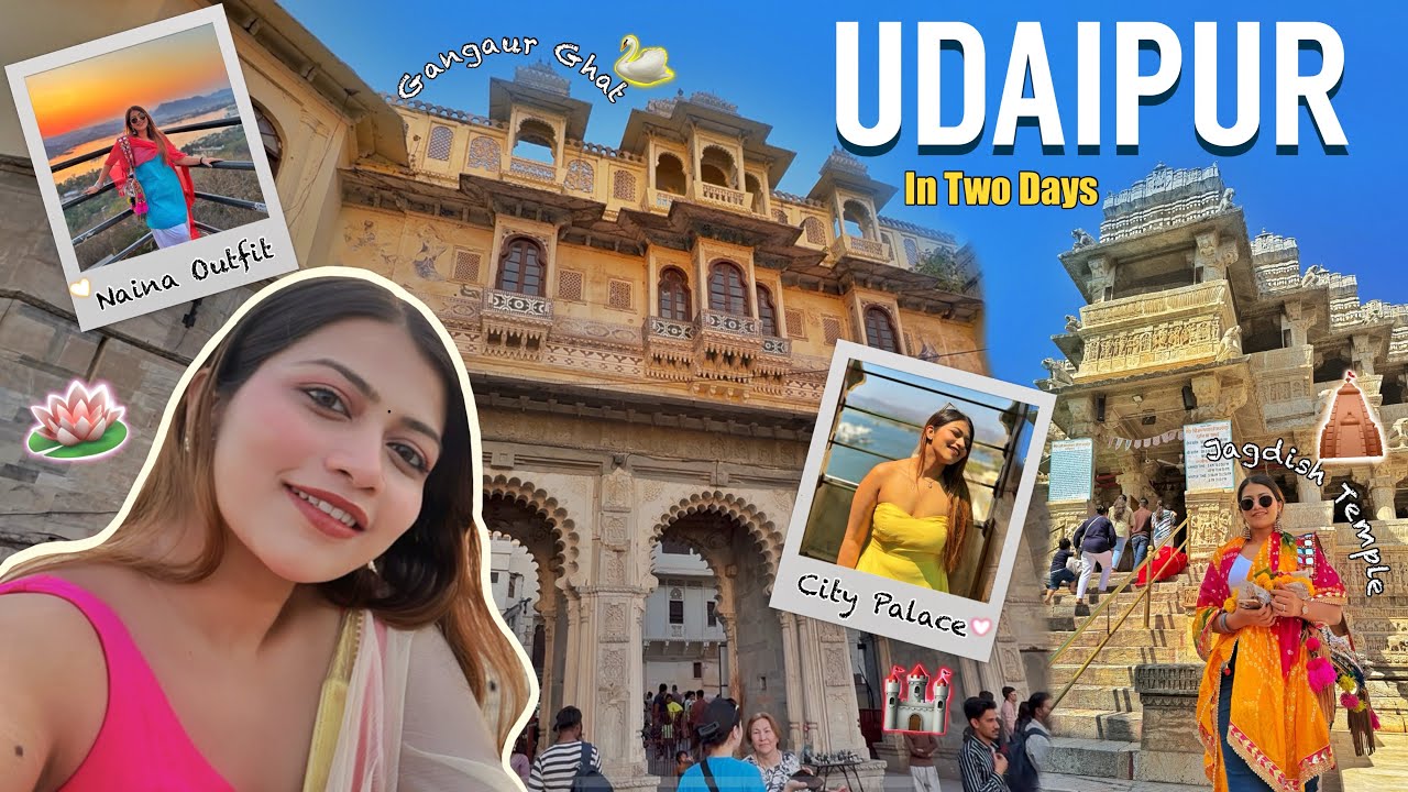 2 Days in Udaipur🪷 – Complete Travel Vlog | City Palace, Karni Mata & Fateh Sagar Lake