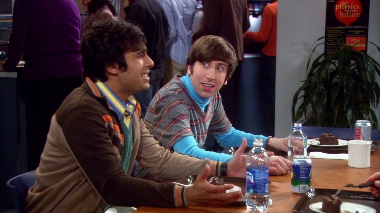 Raj in homosexual marriage with Howard - The Big Bang Theory