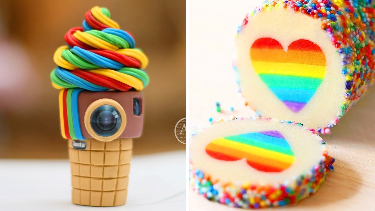Colorful Birthday Cake Ideas | How To Make The Best Ever Rainbow Cake | So Yummy Cake Recipes