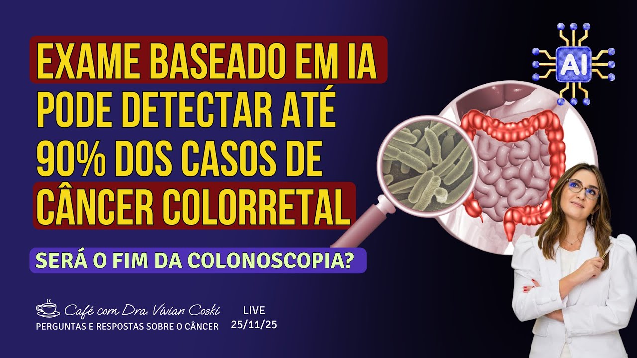 Exame baseado em I.A. e microbiota intestinal pode detectar até 90% dos cânceres de intestino