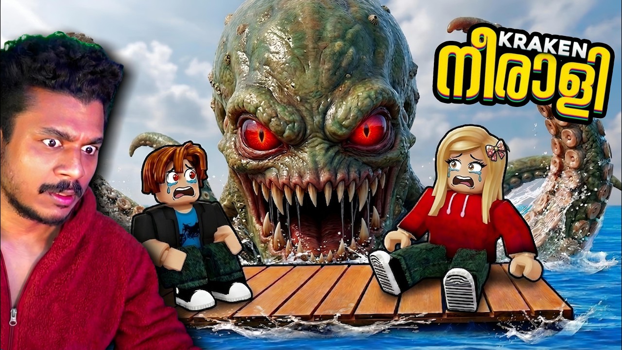 Can we survive 99 nights in the sea ROBLOX 😂🔥