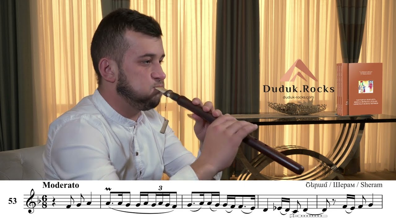 How to play Duduk - Shorora (Շորորա) Nr53 Armenian Duduk Method #dudukrocks #duduk #GagikHakobyan
