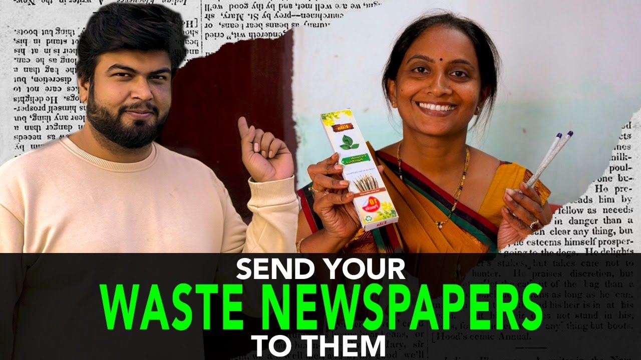 Send Your Waste Newspapers To Them | Anuj Ramatri - An EcoFreak