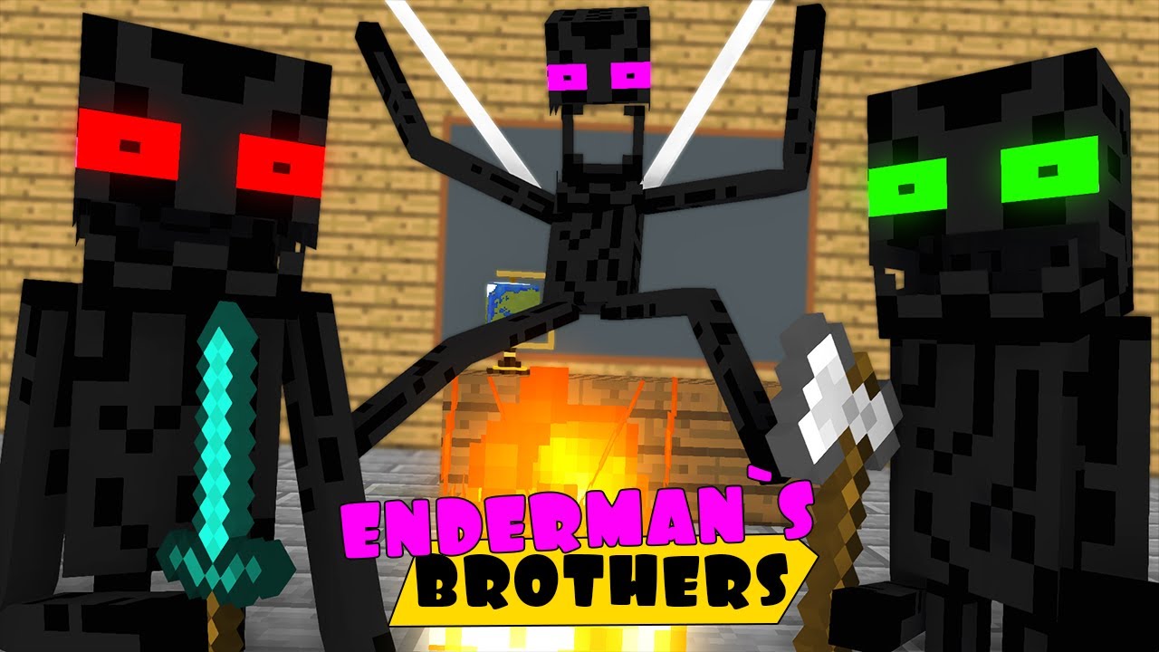 モンスター スクール  مدرسة الوحوش ENDERMAN BECAME VILLAIN ماين كرافت مدرسة الوحوش