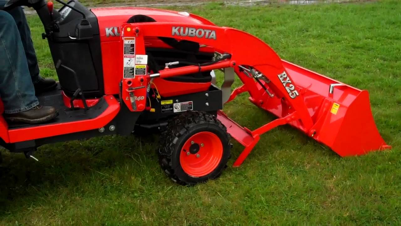 Kubota BX-Series Loader Removal