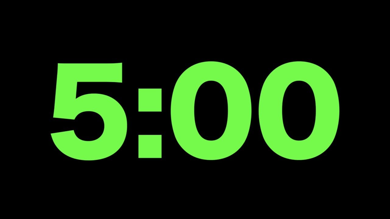 5 Minute Counter Stopwatch Count Up Timer - Awesome tool for PE Class