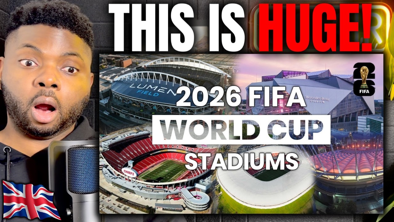 2026 World Cup - All 16 Stadiums 🇨🇦🇲🇽🇺🇸 | British Guy Reacts 🇬🇧