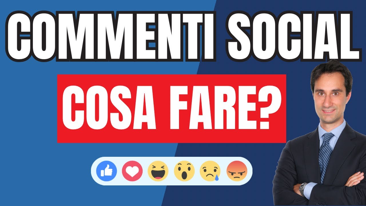 COME GESTIRE I COMMENTI SUI SOCIAL