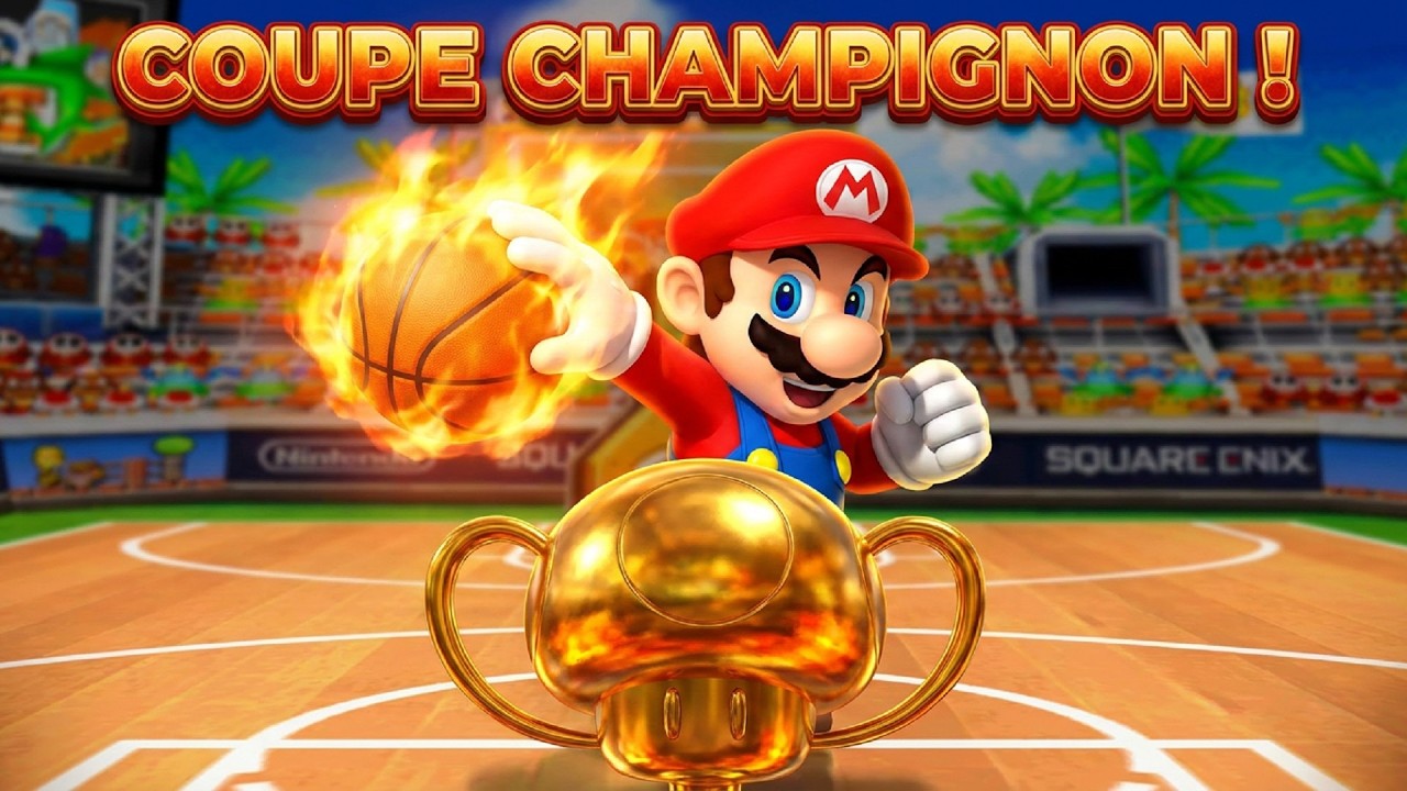 #2 COUPE CHAMPIGNON - Mario Slam Basketball [NDS]