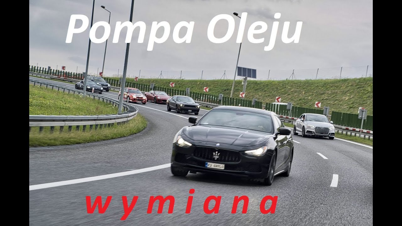 Maserati Ghibli SQ4 - wymiana pompy oleju - jest dobrze!