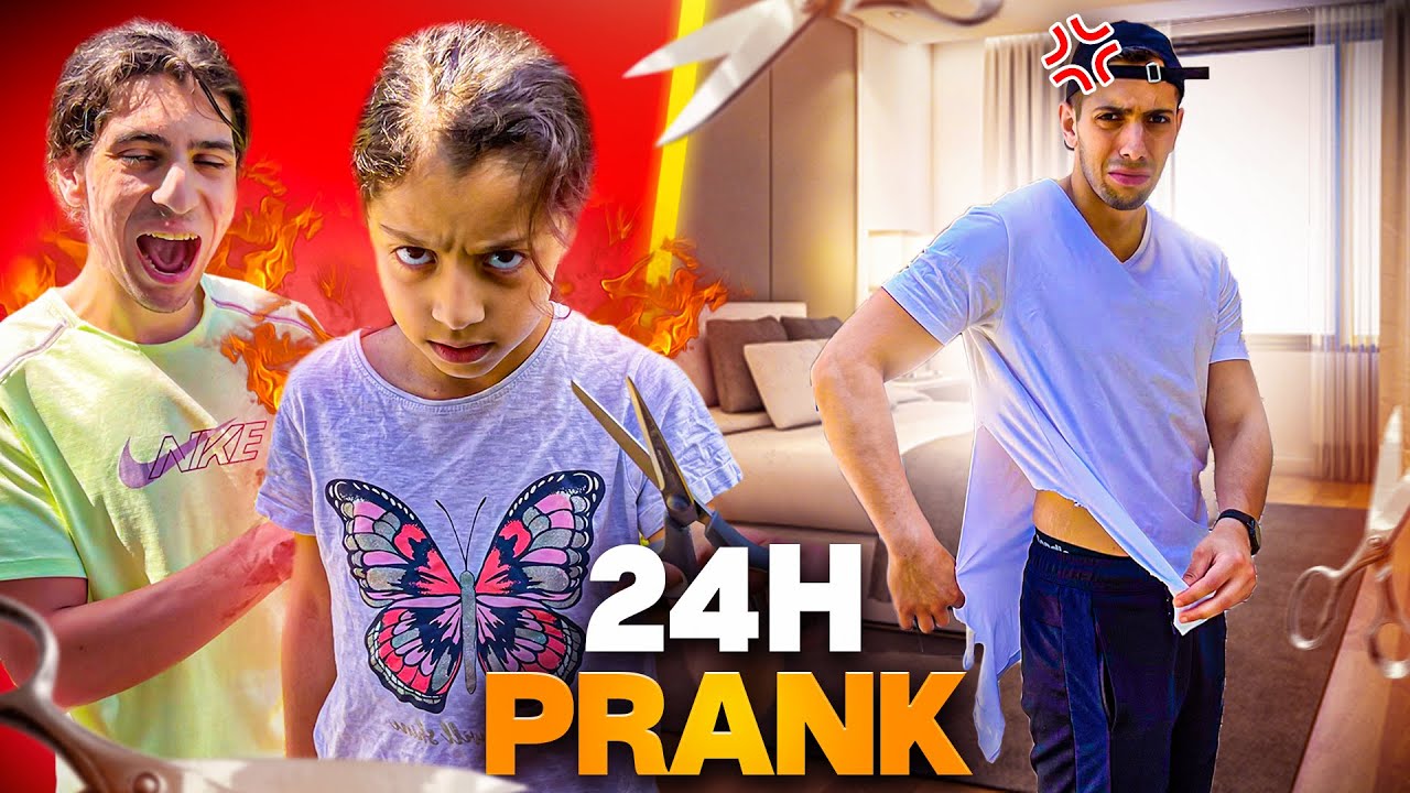 ON A PRANK MON GRAND FR&Egrave;RE PENDANT 24H ! ( il nous recherche)