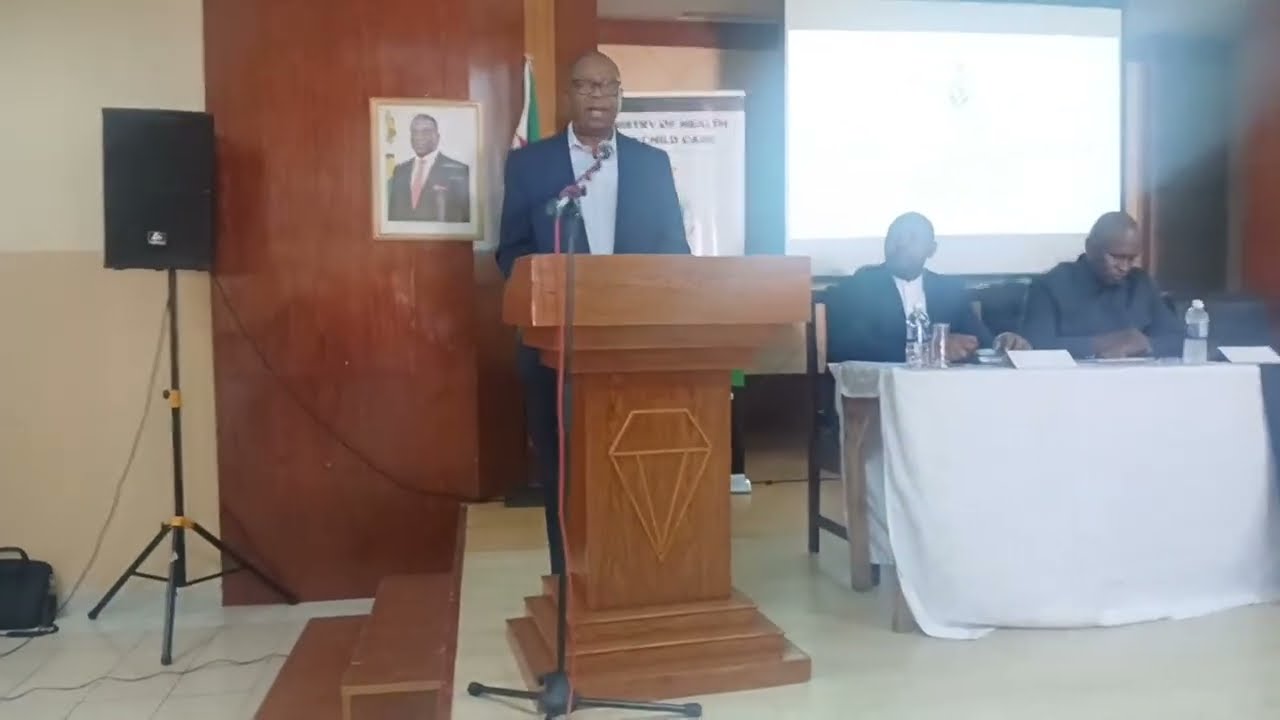 Minister of Health and Child Care Hon Minister Dr D.T Mombeshora Full Speech at Review Meeting 