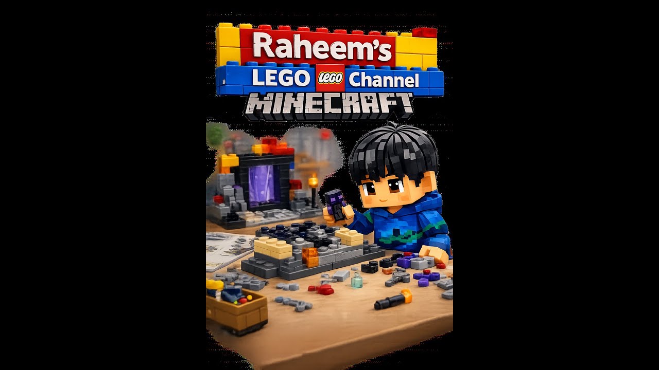 Raheem Builds LEGO Minecraft 21584 | Nether & End Portal Journey ラヒームが作る LEGO マインクラフト ARABIC ALSO