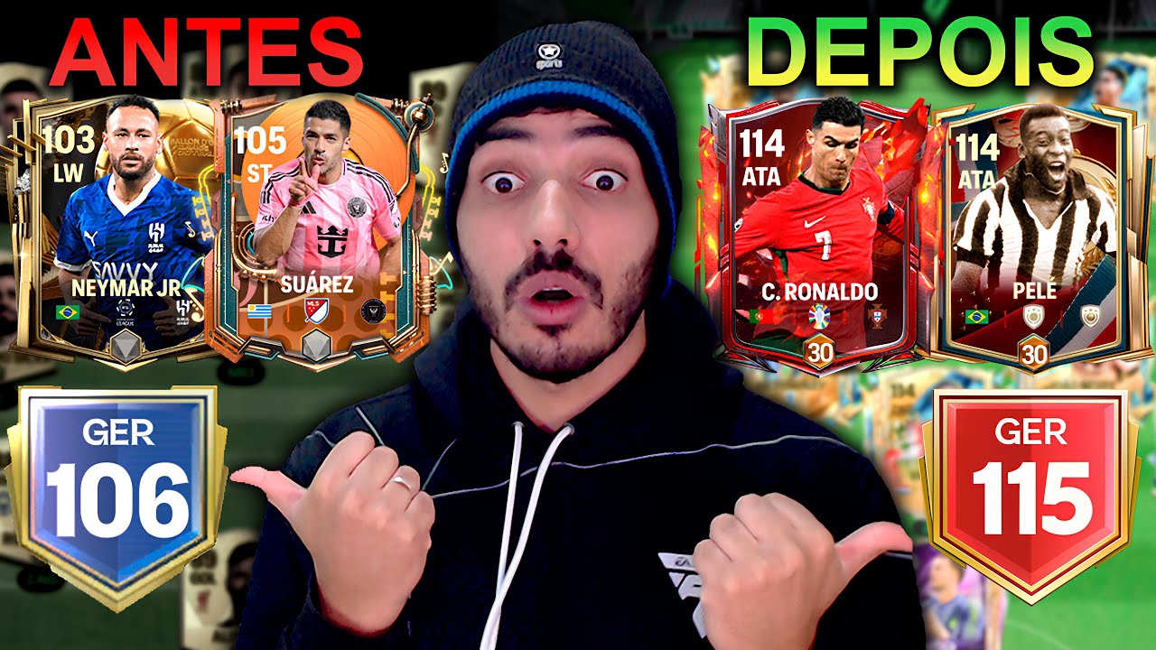 RECUPEREI MINHA CONTA no FC MOBILE! 😱 *NOVO TIME*
