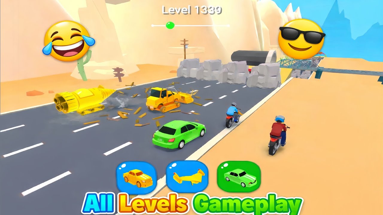 Shape-Shifting 2 Game All Levels Gameplay Android iOS Mobile Game Level #beamngdrive #shapeshifting 