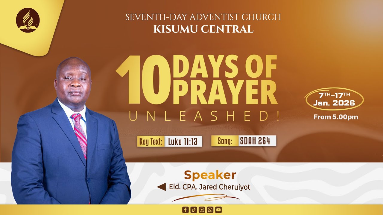 Day 9 - 10 Days Of Prayer || Eld. CPA. Jared Cheruiyot