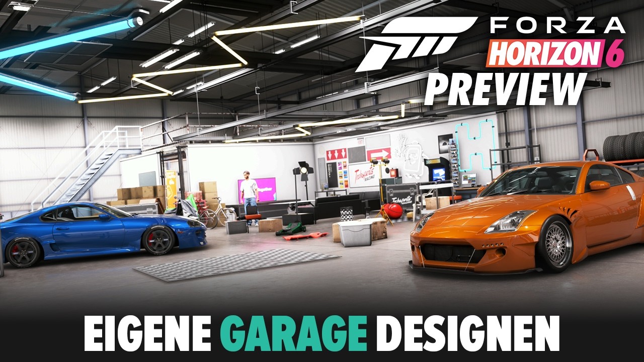 Wir bauen unsere eigene Garage! 🛠️🙈😅 - FORZA HORIZON 6 PREVIEW