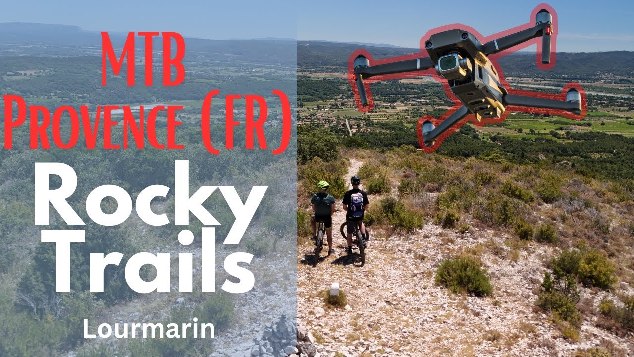 🚴‍♂️ MTB Trails Provence (FR) 2024 - Amazing landscapes Vaucluse, Lourmarin 4K (DJI Drone)