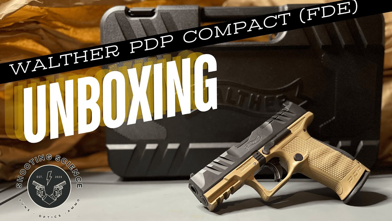 Распаковка Walther PDP Compact 4” FDE, снятие затвора и нажатие на спусковой крючок. Лучше ли он,...