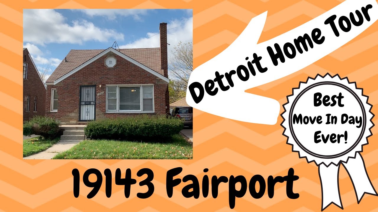 19143 Fairport Move In Day Detroit Property Tour Turnkey Investment