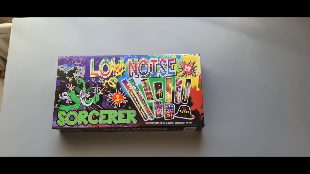 Sorcerer Low Noise Selection Box Fireworks Unboxing Aldi 2024 BFN