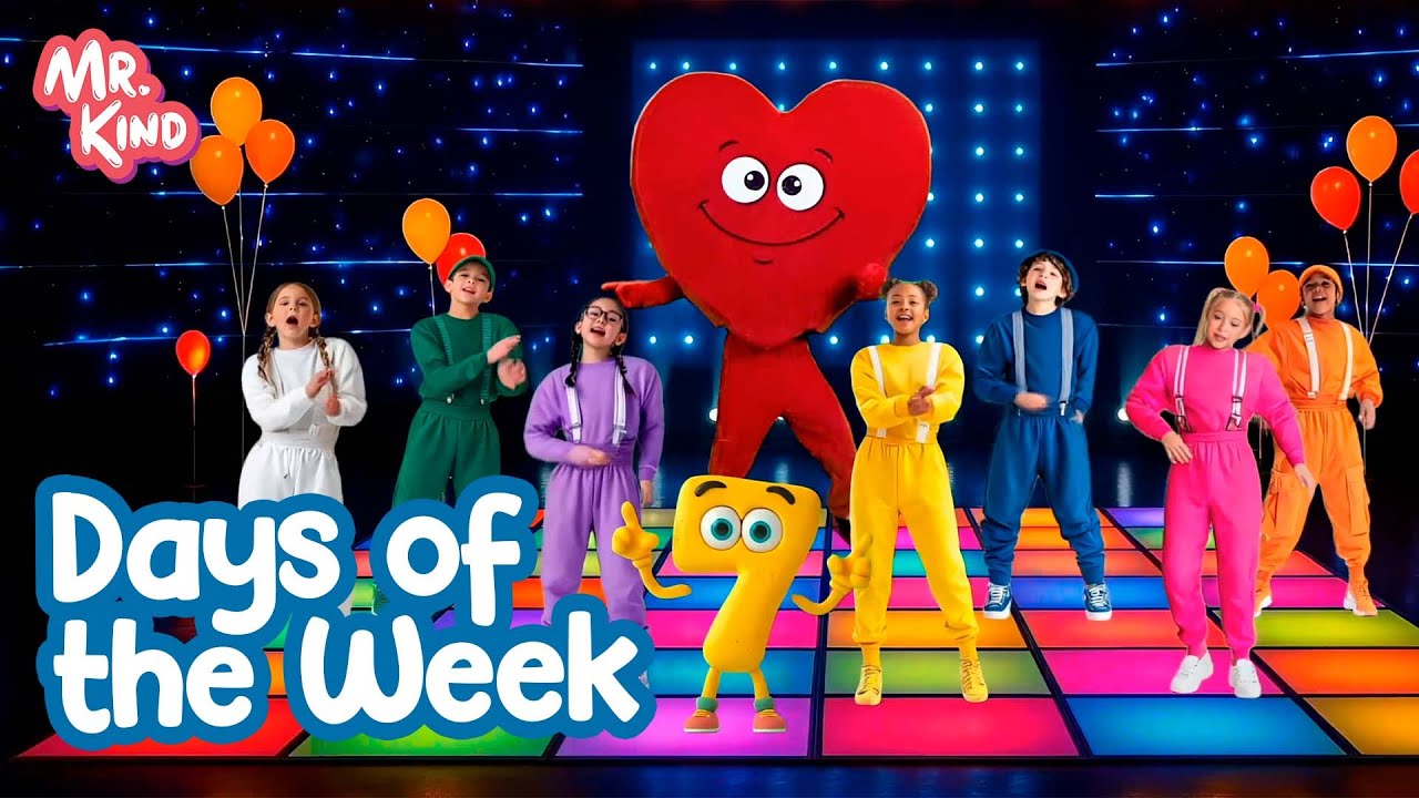 Days of the Week  | Mr. Kind | Fun Educational Videos For Kids