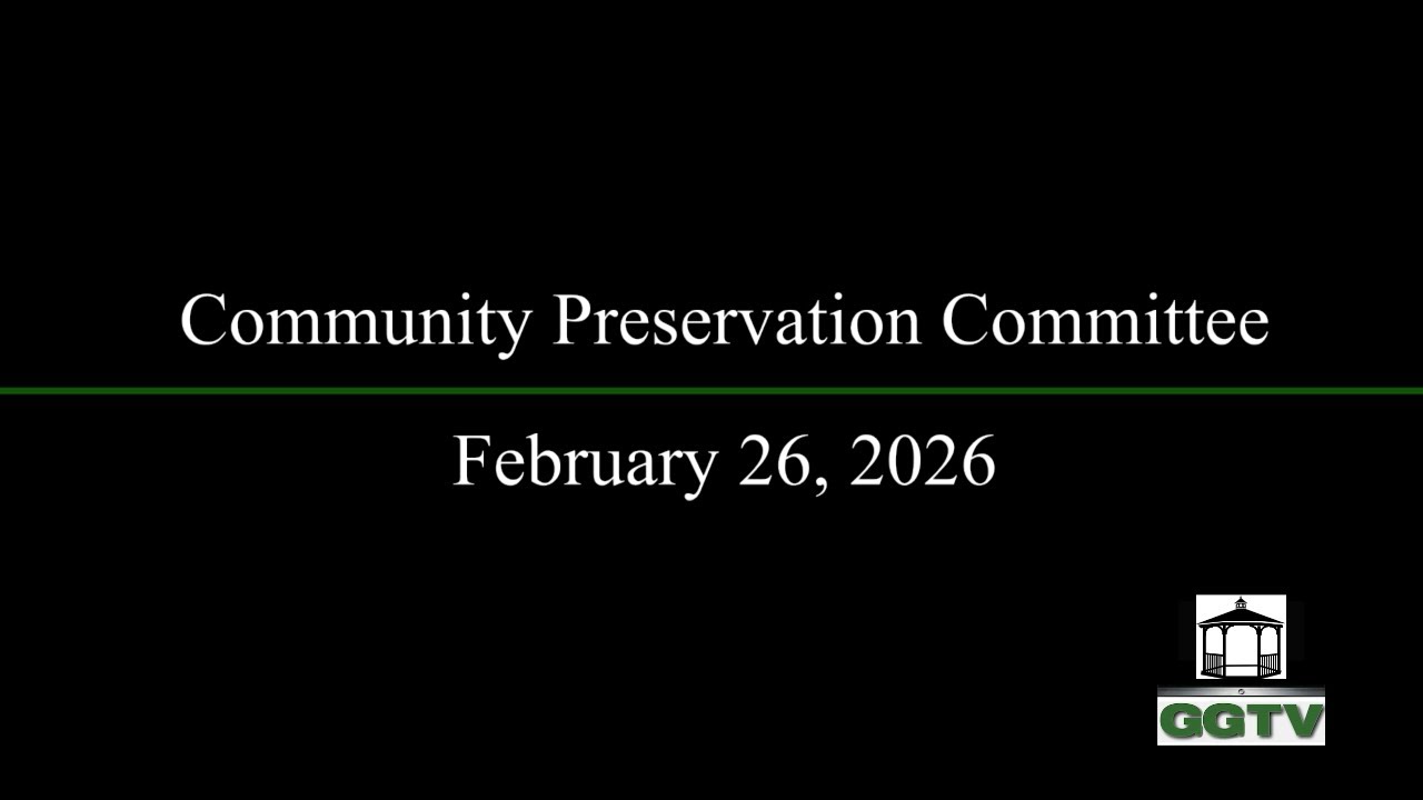 Community Preservation Committee 2-26-26