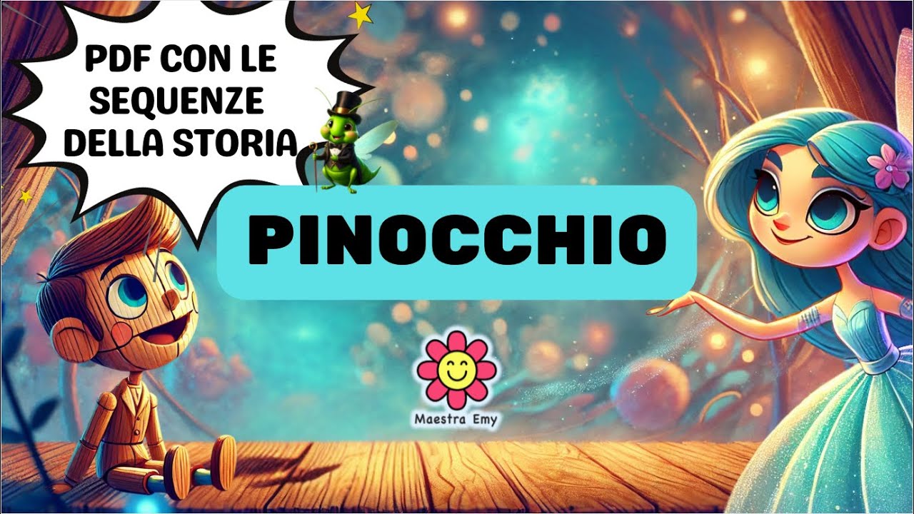 🧚 PINOCCHIO | La celebre fiaba di Collodi: un viaggio tra fantasia e apprendimento ✨