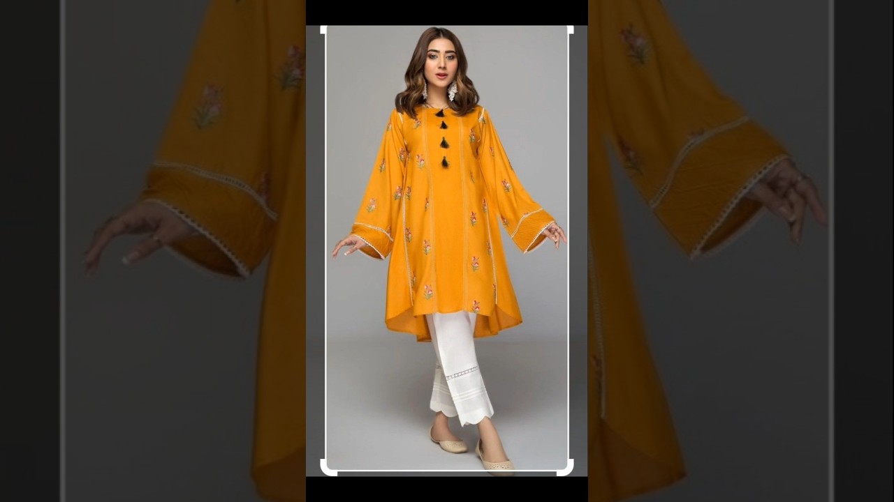 New style summer short frocks design 2025 #ytshorts #youtubeshorts #shorts #shortsfrocks #trending