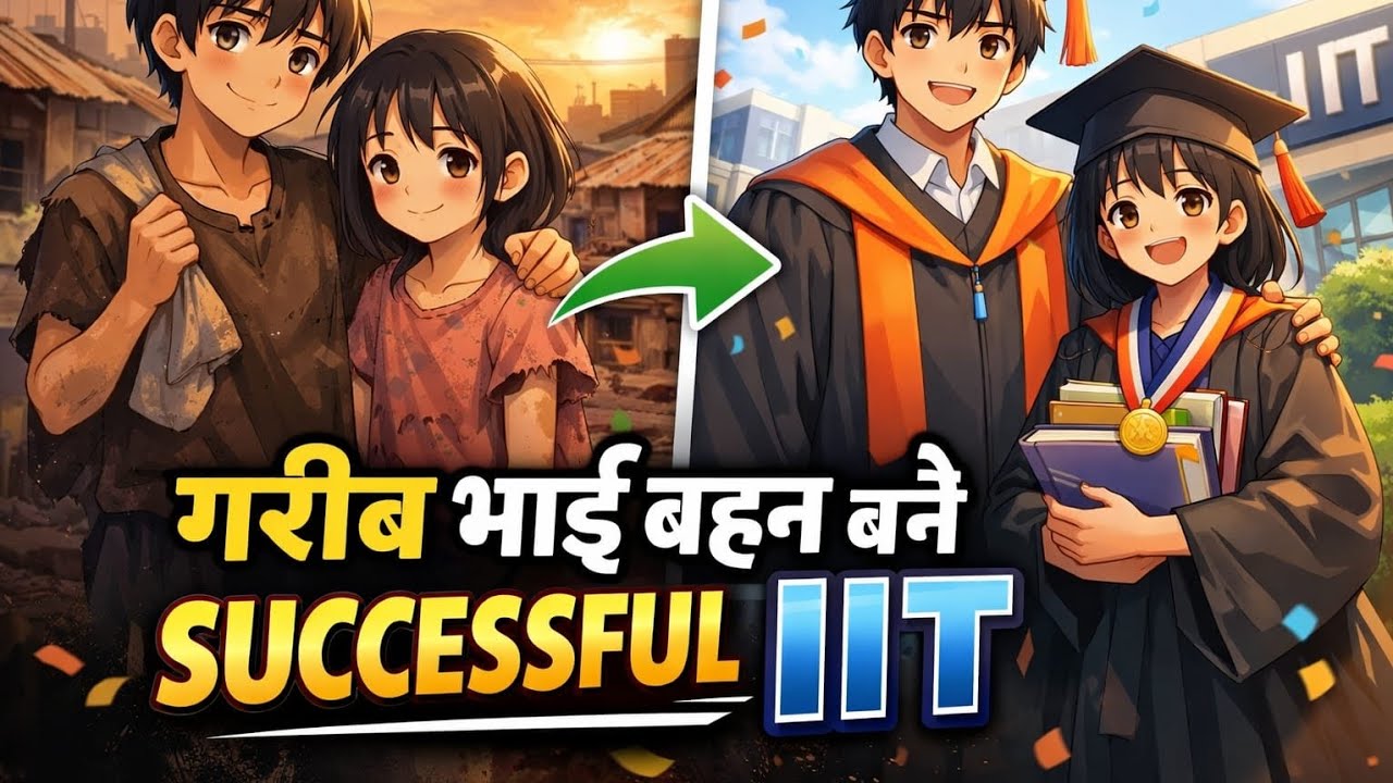 गरीब घर का भाई बना IIT टॉपर और बहन बनी इंजीनियर | Poor Brother Becomes IIT Topper & Sister success.