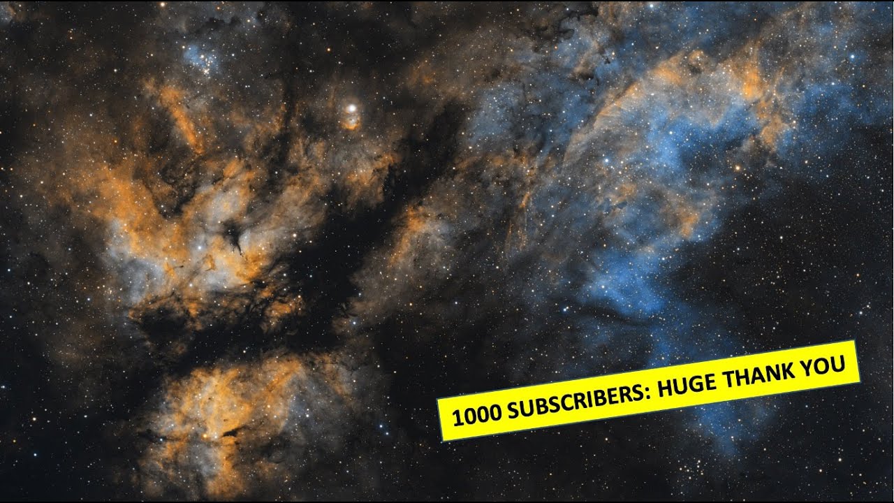 1000 subscribers: A big thank you + Butterfly Nebula re-edit with your suggestions.