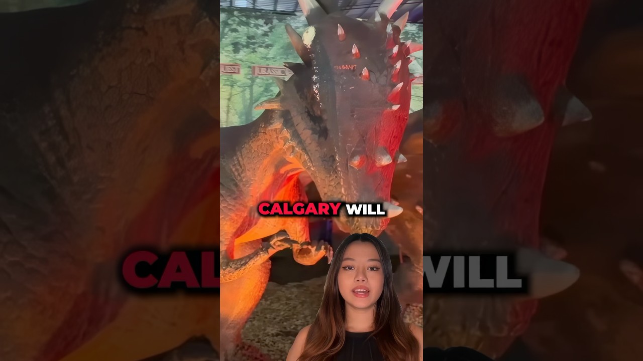 Jurassic Quest Happening in Calgary 🇨🇦 || #calgary #yyc #calgaryalberta #yycevents #calgaryevents