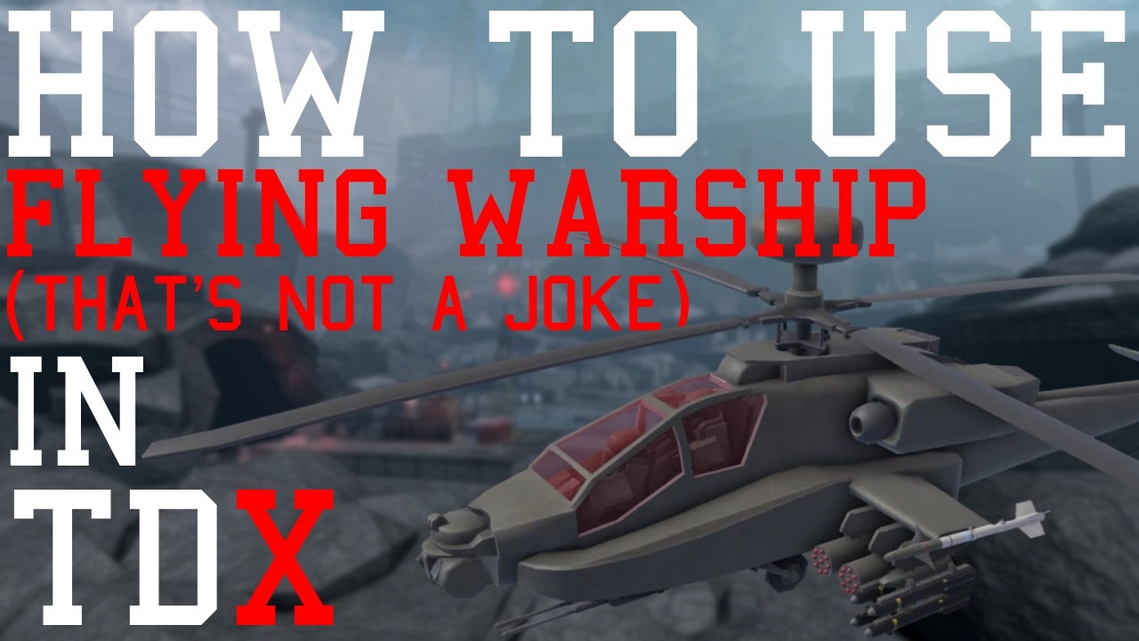How To ACTUALLY Use Helicopter In TDX