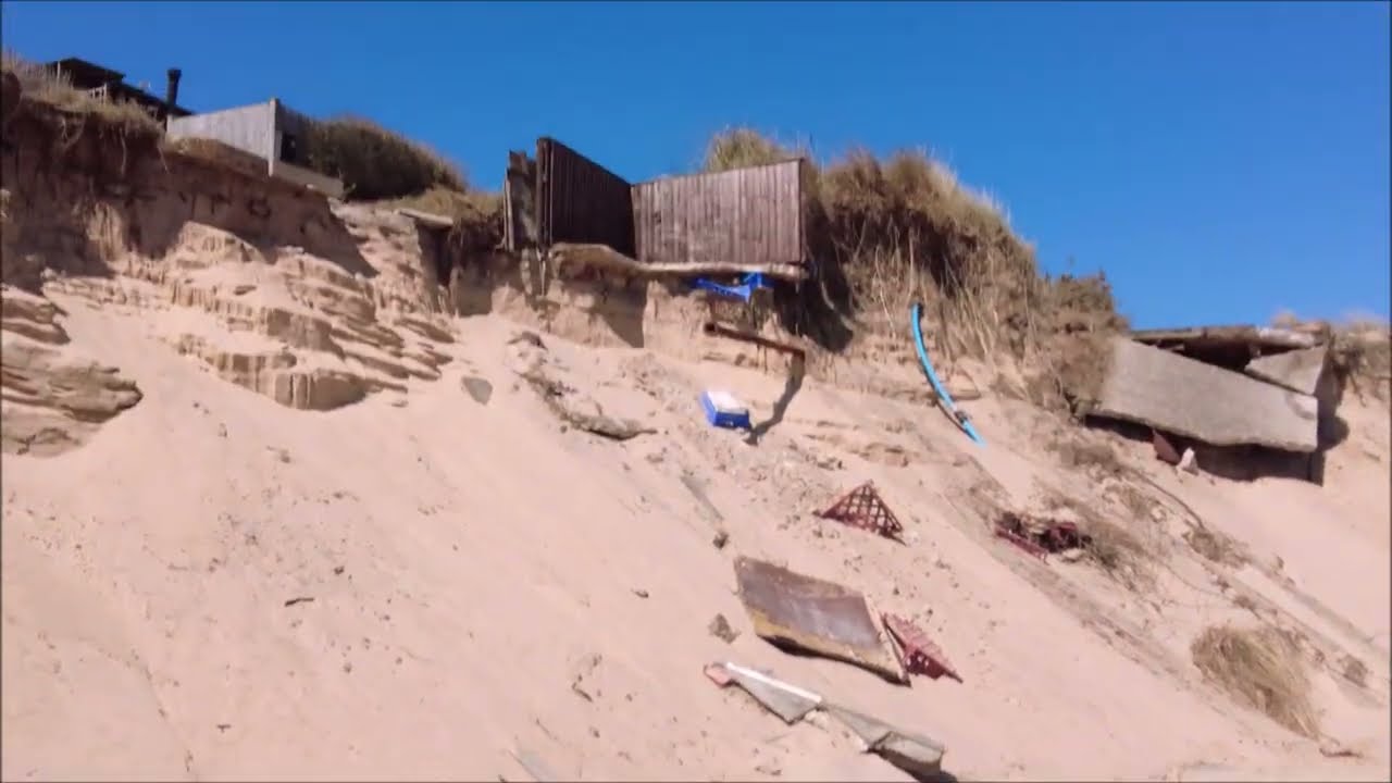 Hemsby – Beach Erosion Revealed